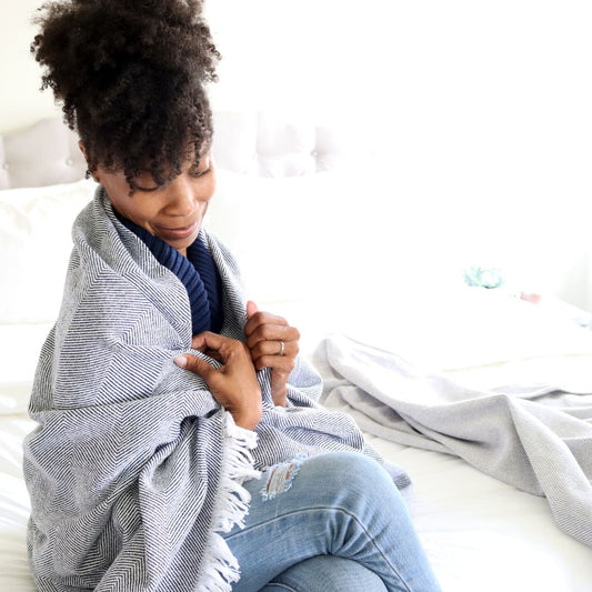 Herringbone Throw