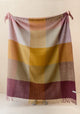 Large Check Blankets in Brushed Wool