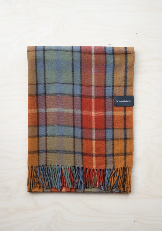 Tartan Blankets in Brushed Wool