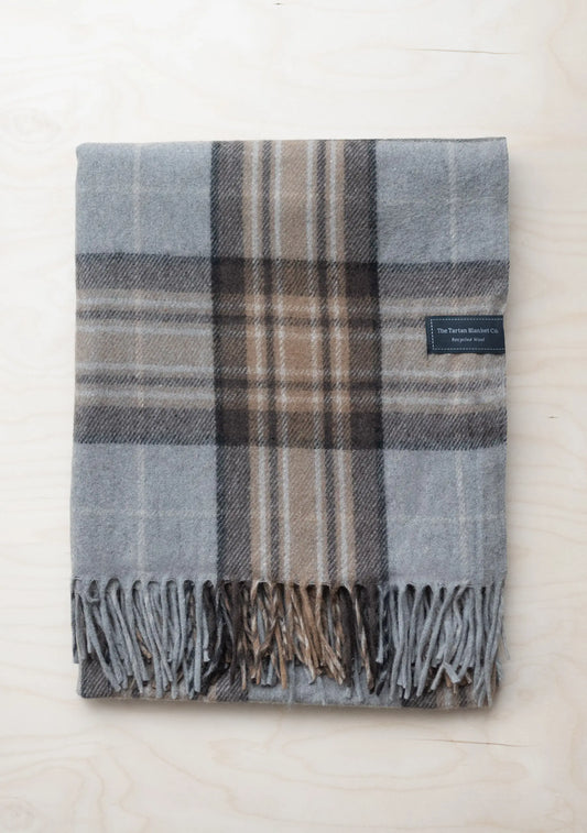 Tartan Blankets in Brushed Wool