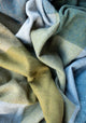 Large Check Blankets in Brushed Wool