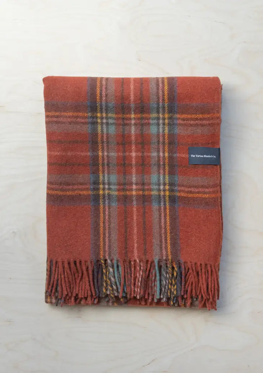 Tartan Blankets in Brushed Wool
