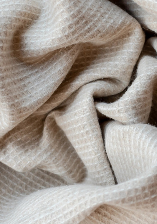 Herringbone Recycled Wool Blanket