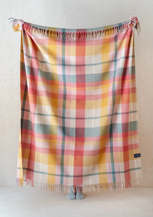 Tartan Blankets in Brushed Wool