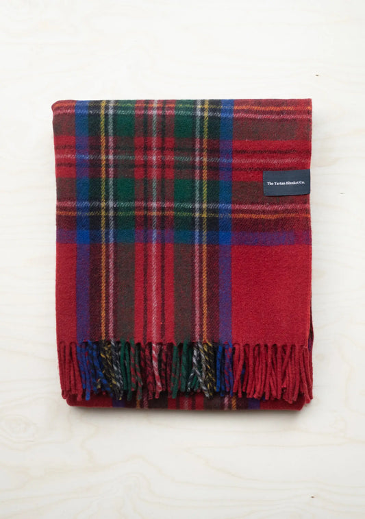 Tartan Blankets in Brushed Wool