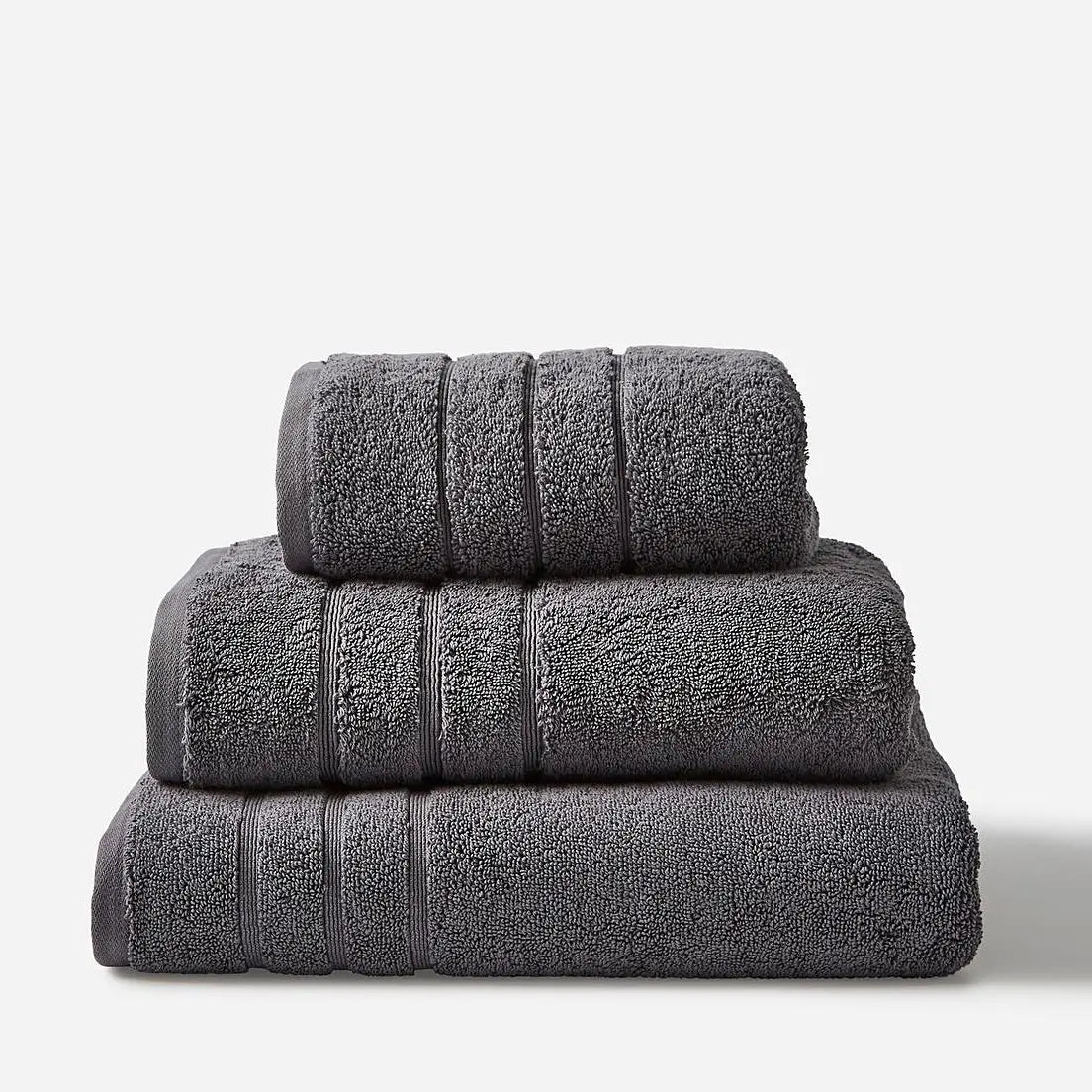 Black grey and white towels deals
